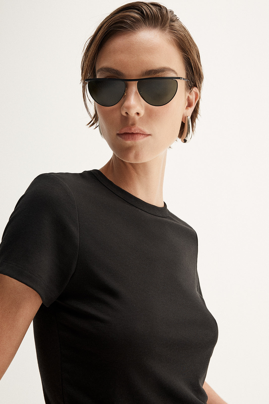 Bonnie Fitted Tee Black