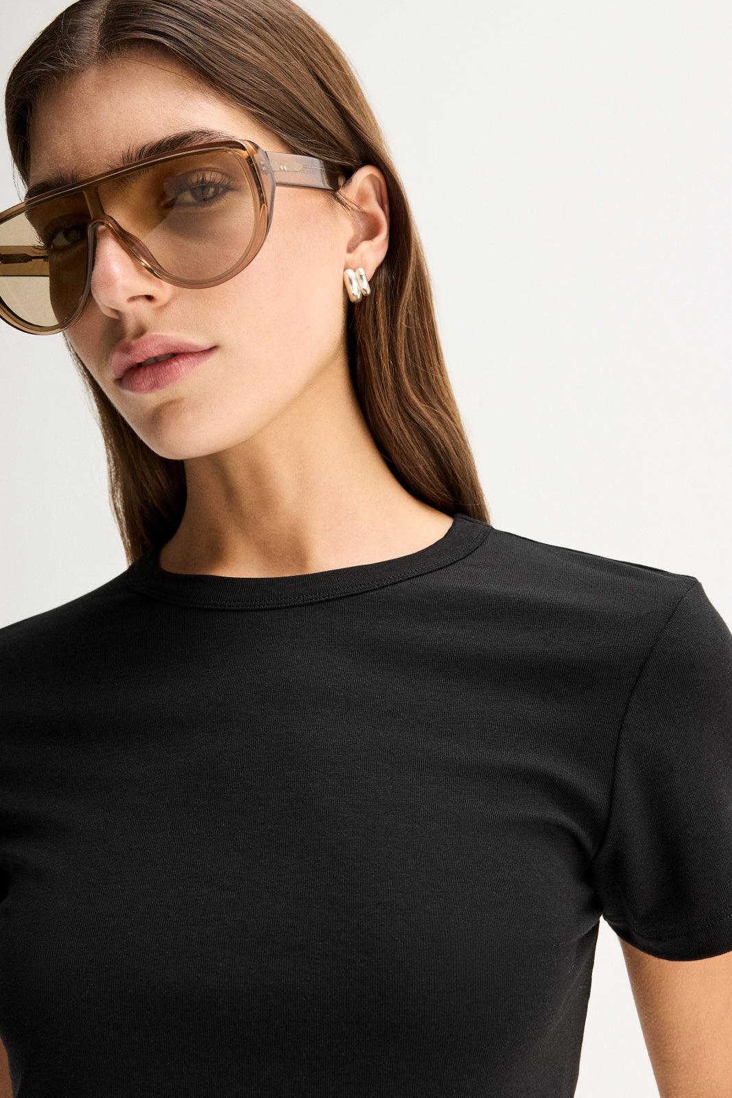 Bonnie Fitted Tee Black