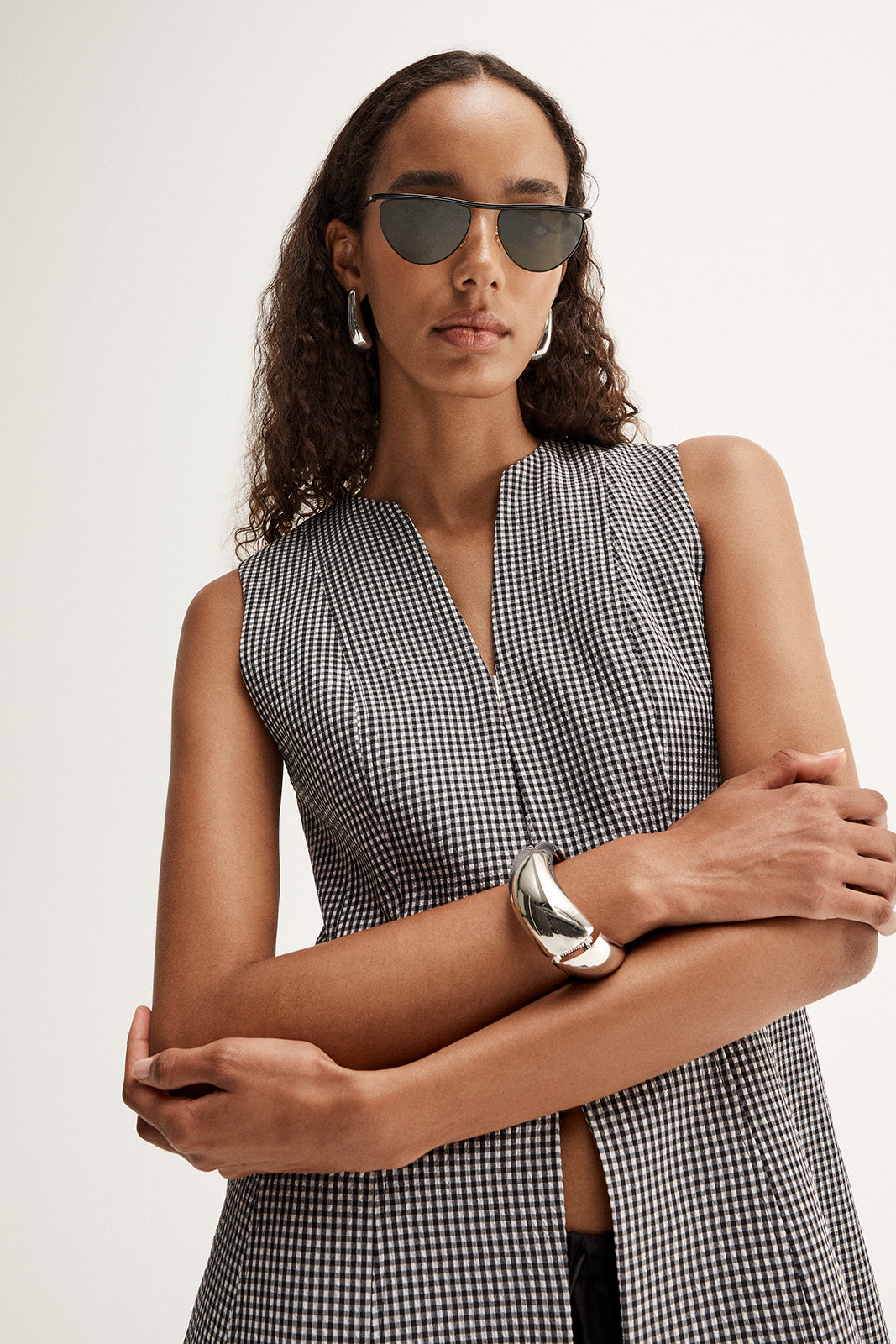 Tessa Vest Gingham