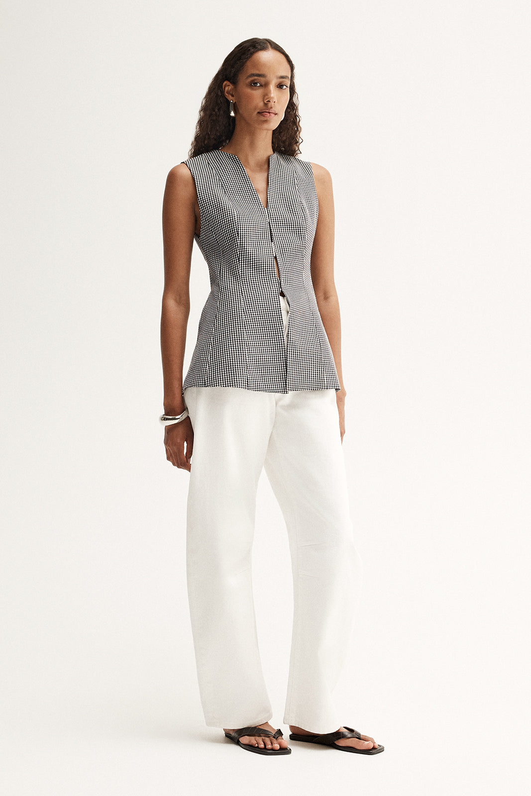 Tessa Vest Gingham