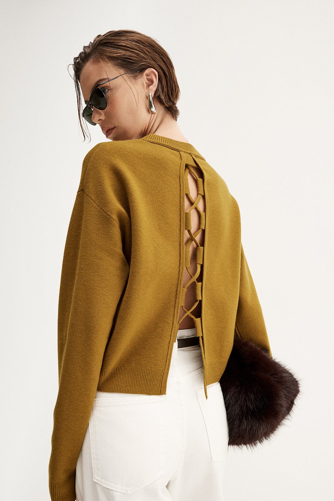 Bailey Knit Jumper Moss