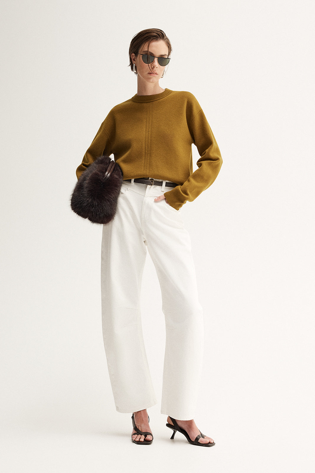 Bailey Knit Jumper Moss