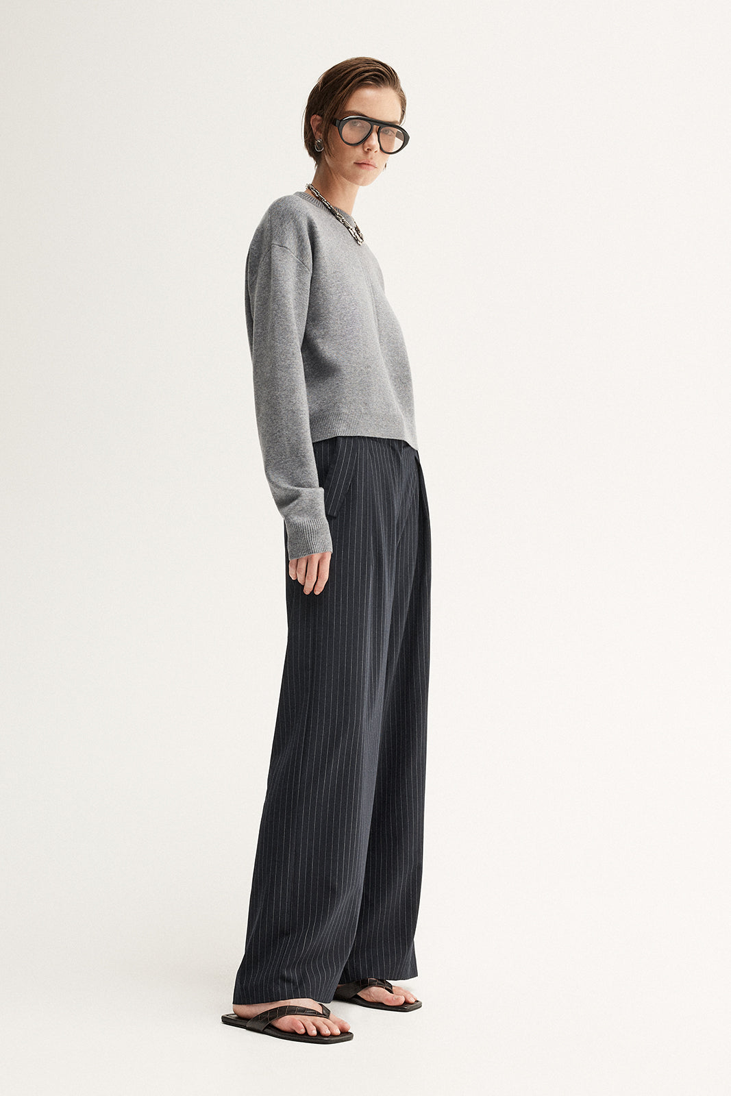 Bailey Knit Jumper Greymarle
