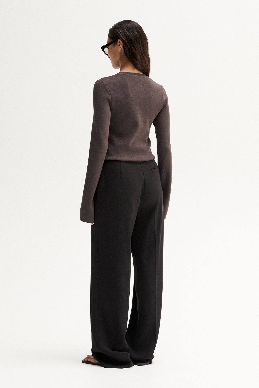 Mazie Knit Top Chocolate