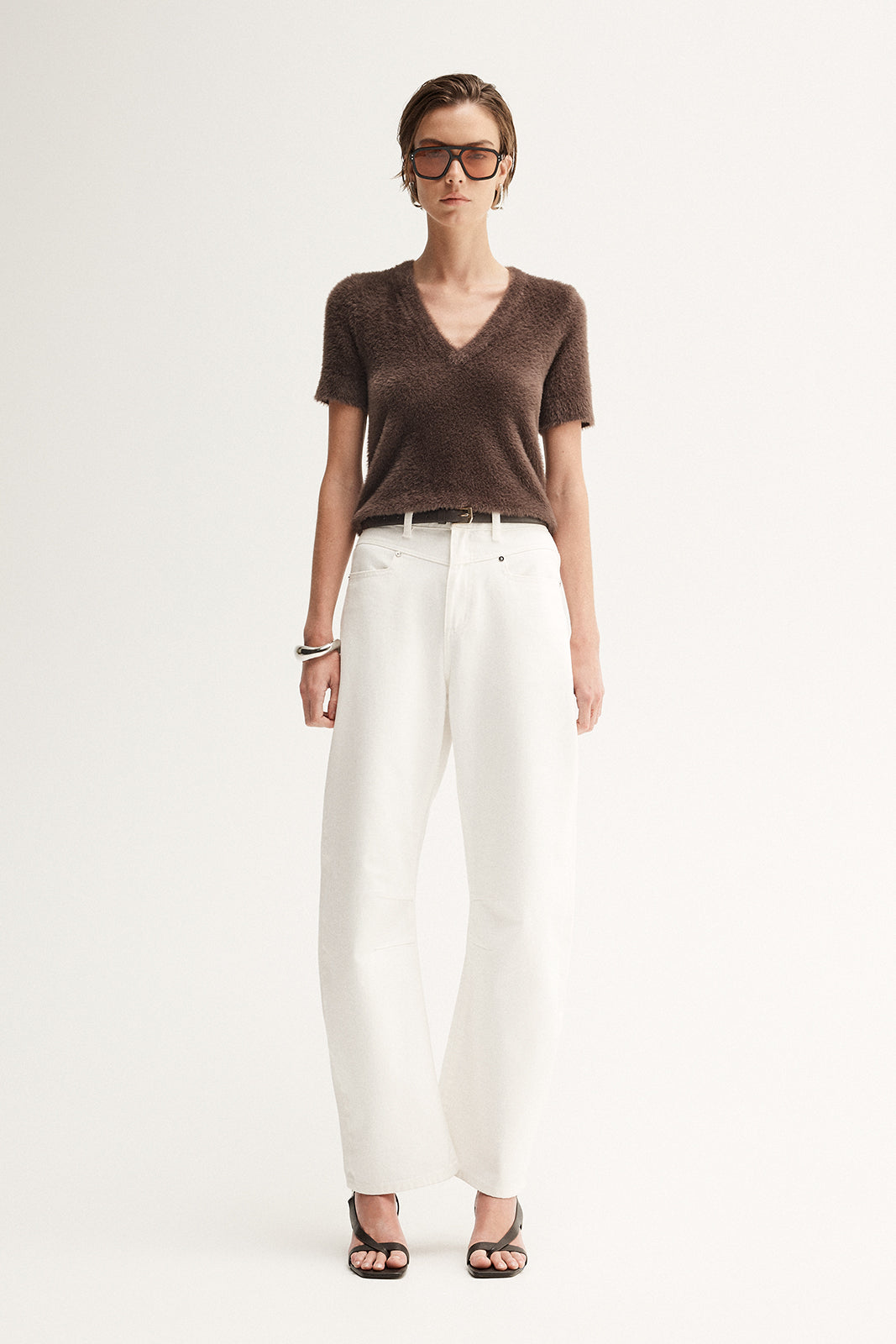 Landon Knit Top Chocolate
