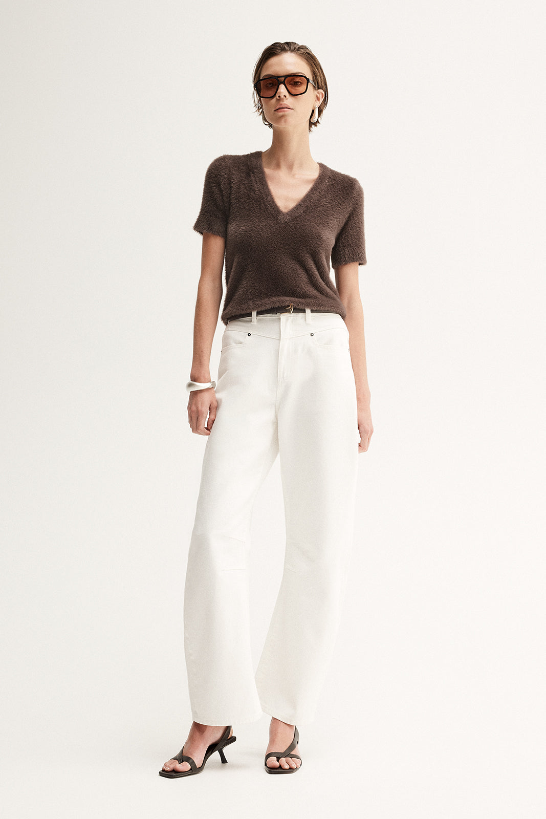 Landon Knit Top Chocolate