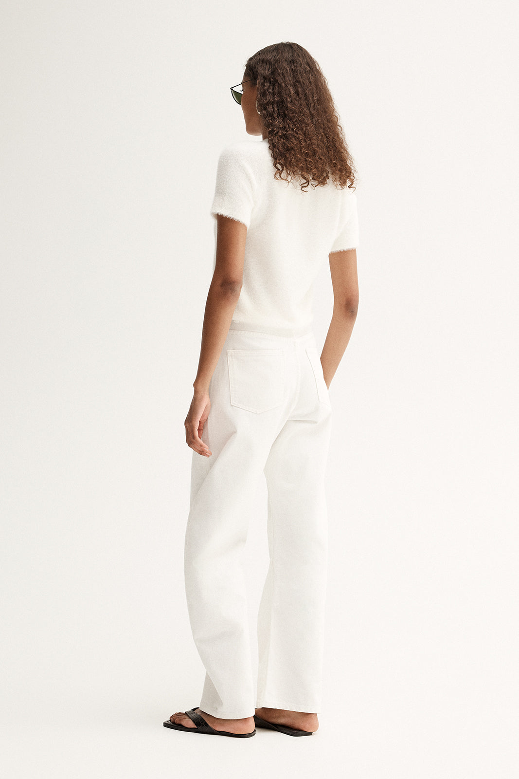 Landon Knit Top White