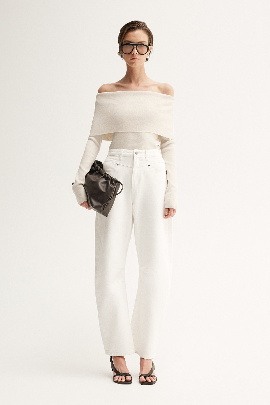 Sadie Knit Top Oatmarle