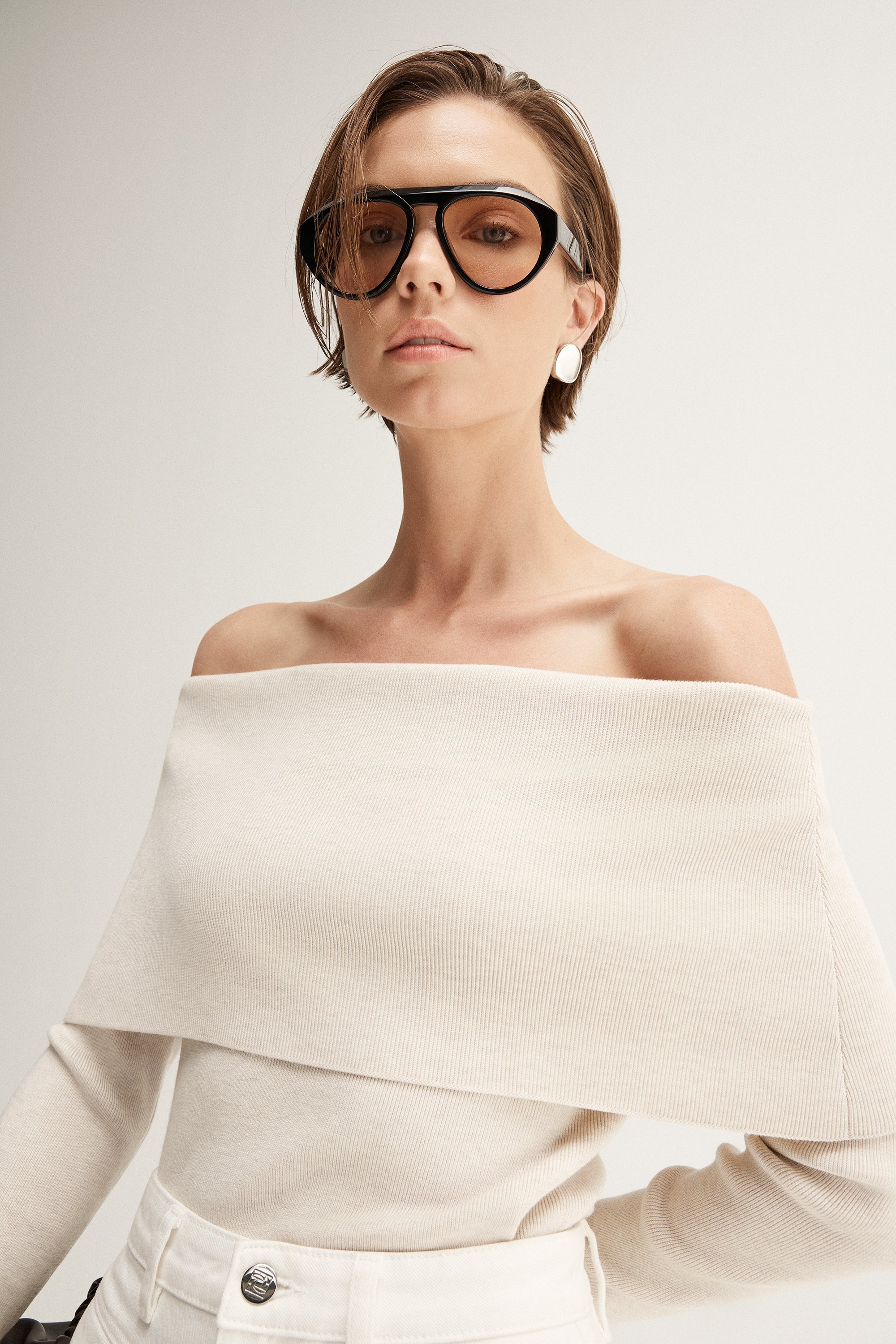 Sadie Knit Top Oatmarle