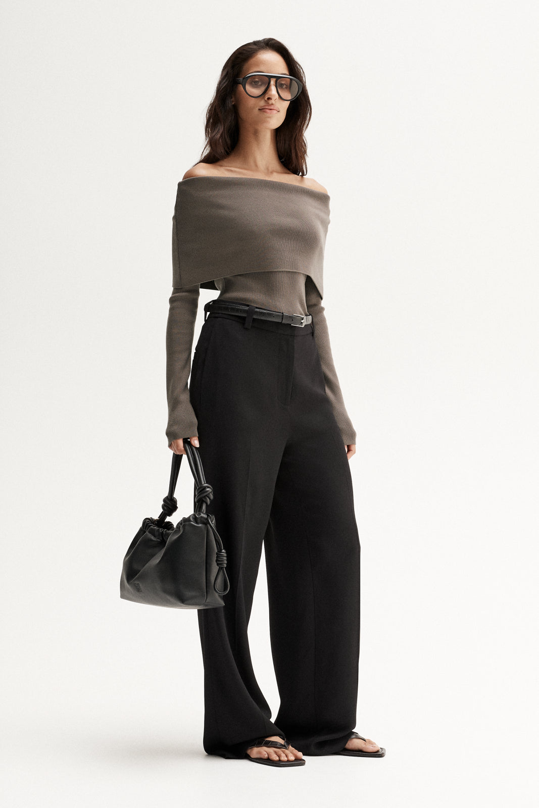 Sadie Knit Top Taupe