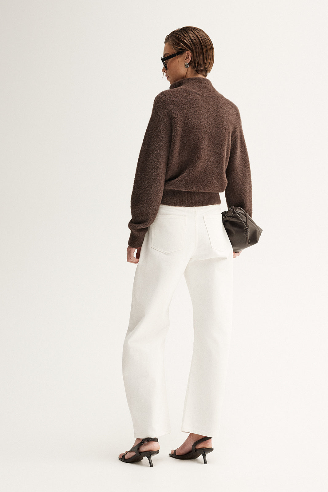 Leon Knit Cardigan Chocolate