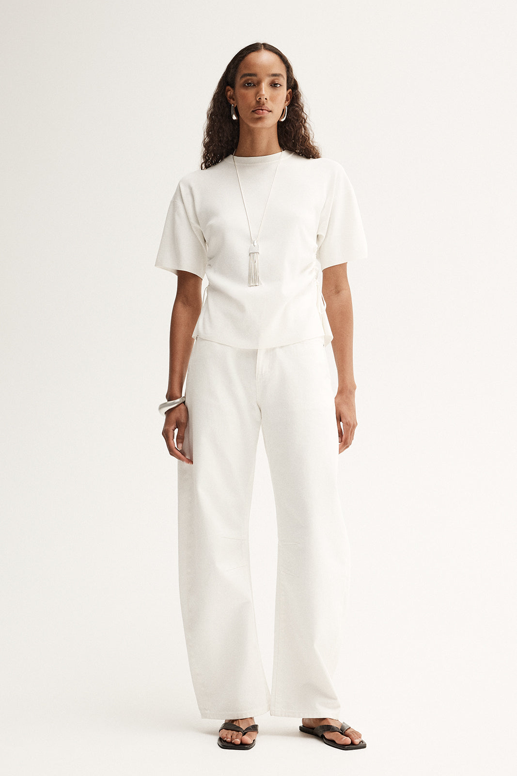 Marley Knit Top White