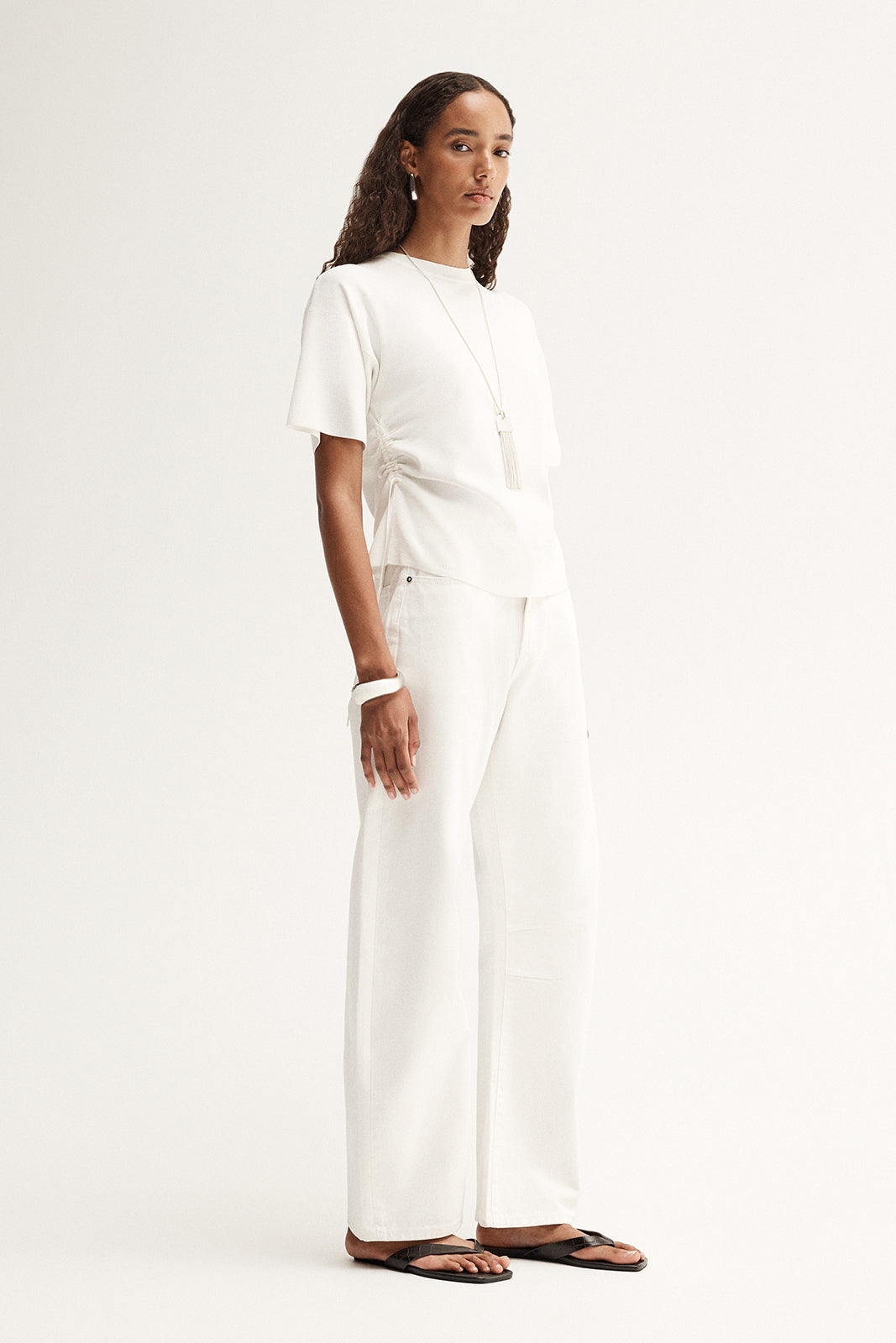 Marley Knit Top White