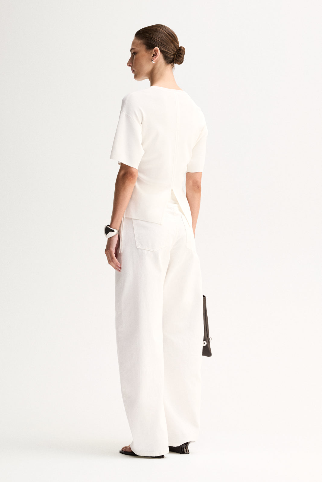 Marley Knit Top White