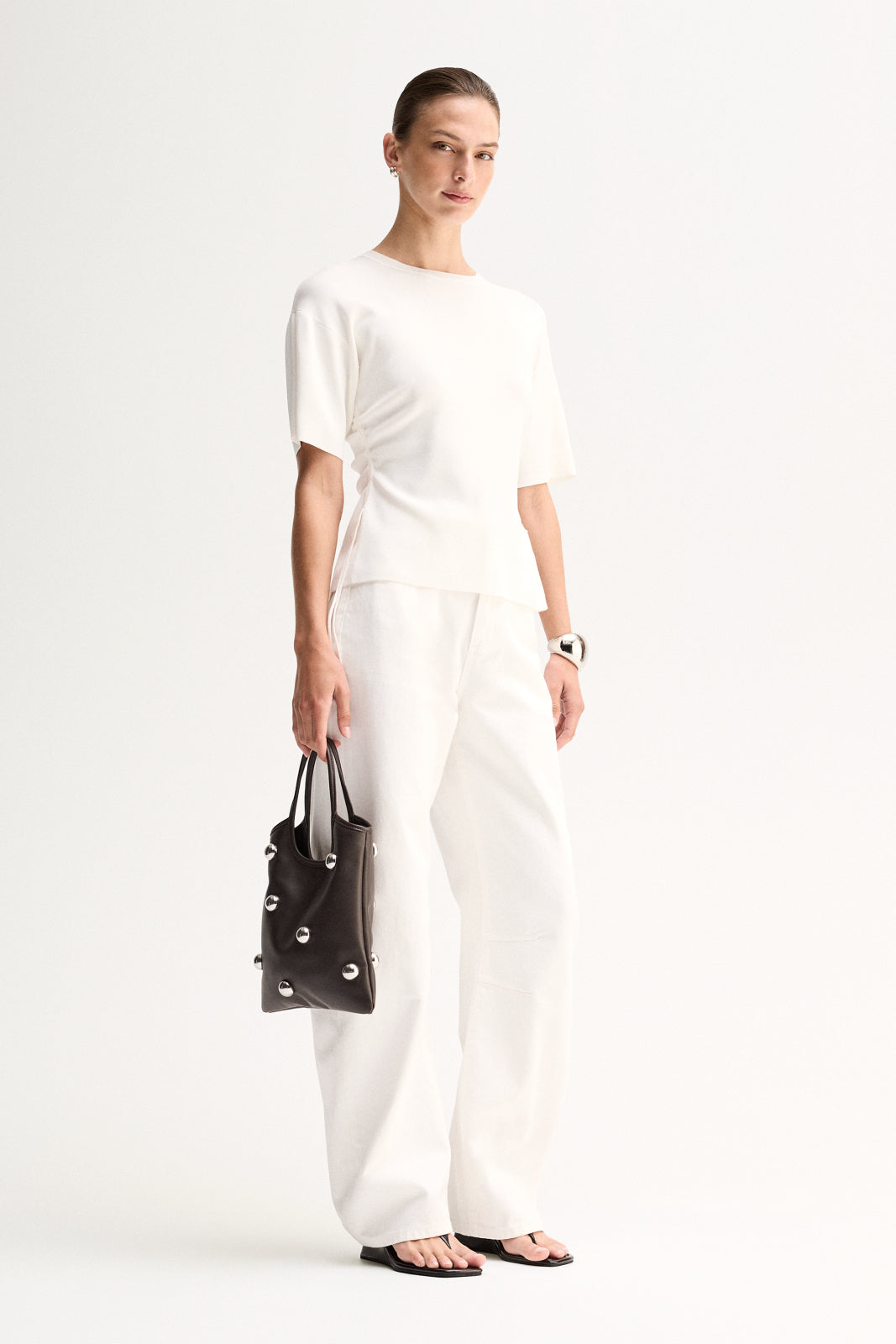 Marley Knit Top White