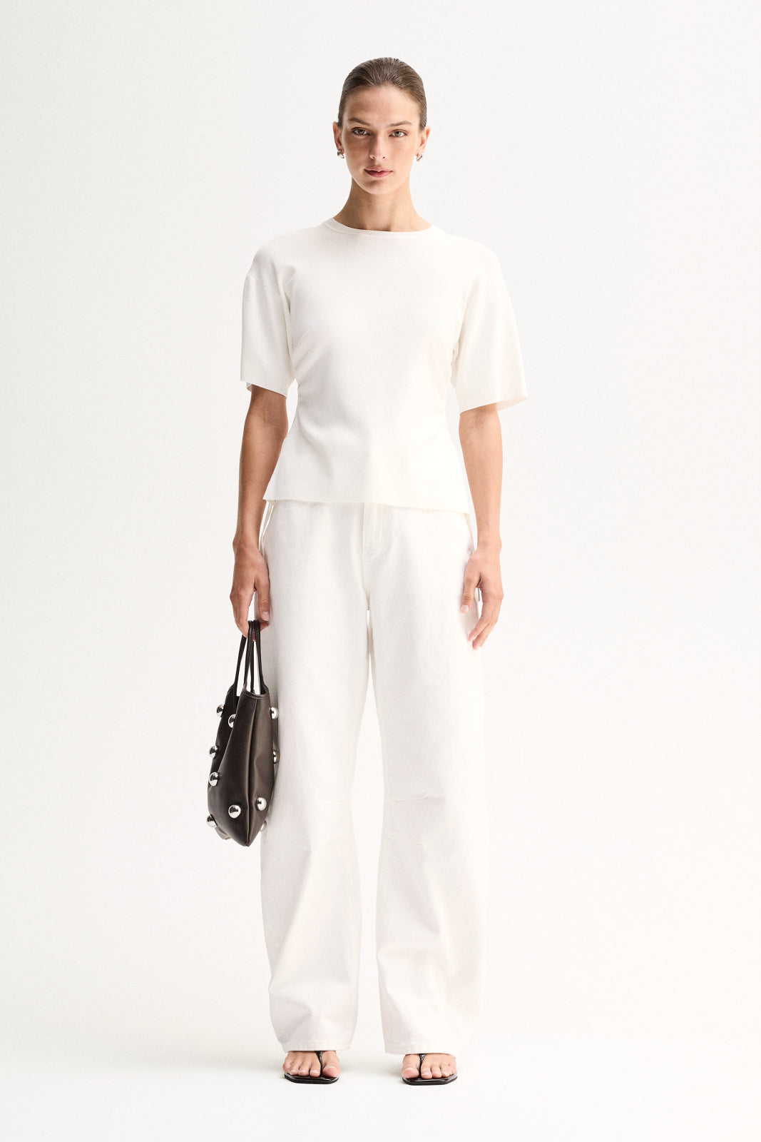 Marley Knit Top White