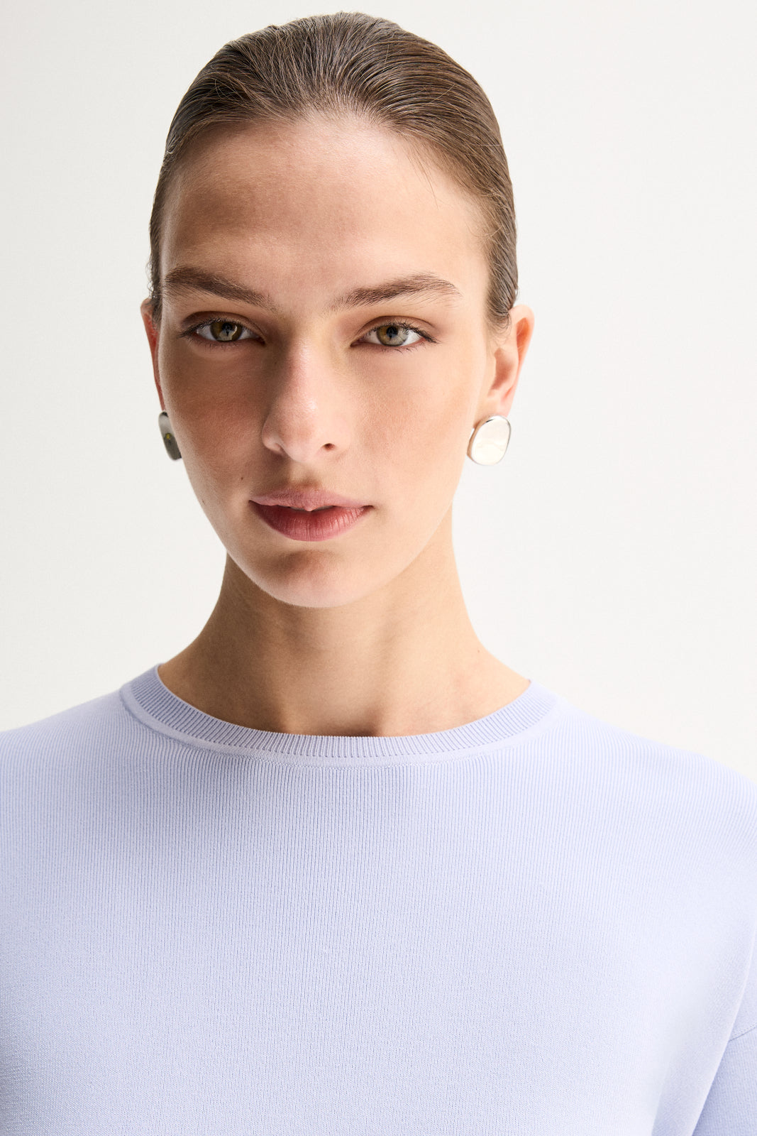 Marley Knit Top Pale Blue