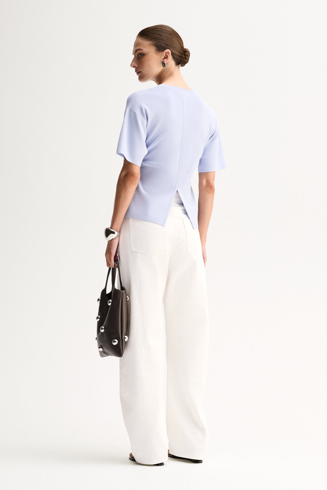 Marley Knit Top Pale Blue