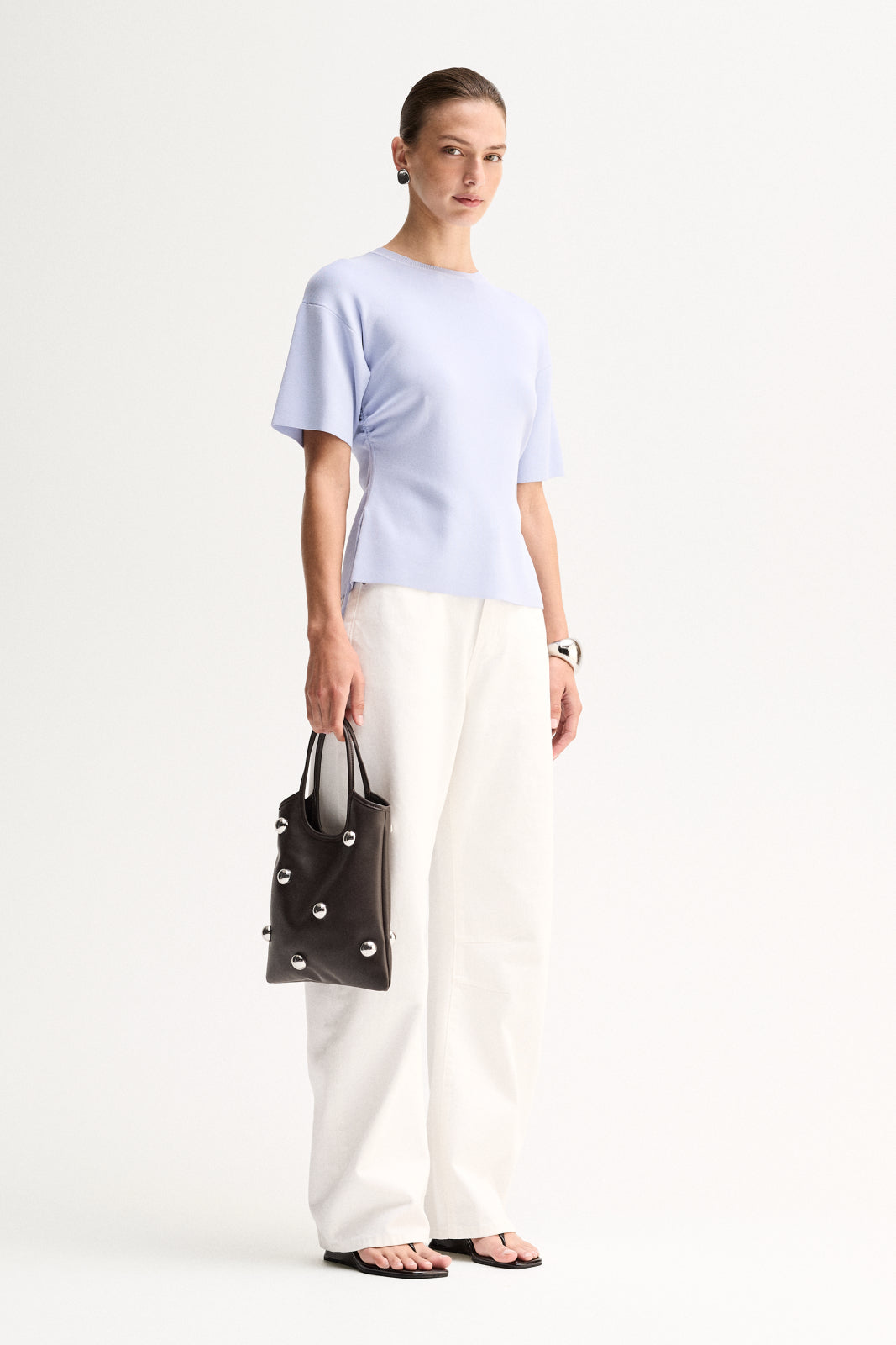 Marley Knit Top Pale Blue