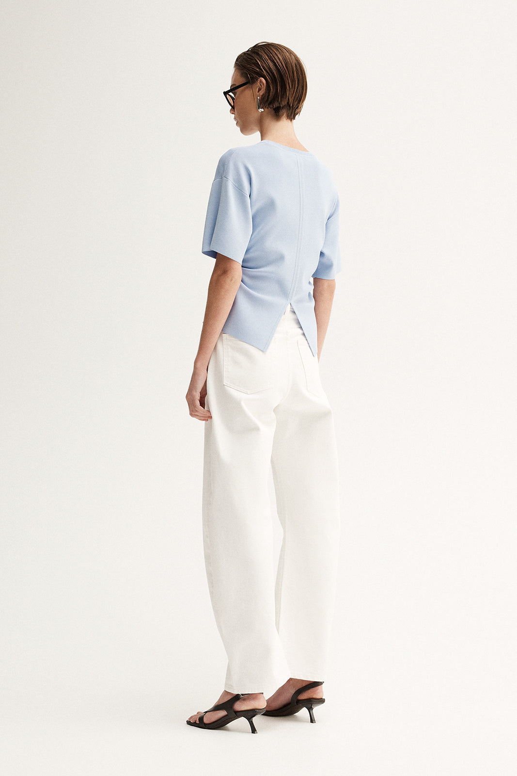 Marley Knit Top Pale Blue