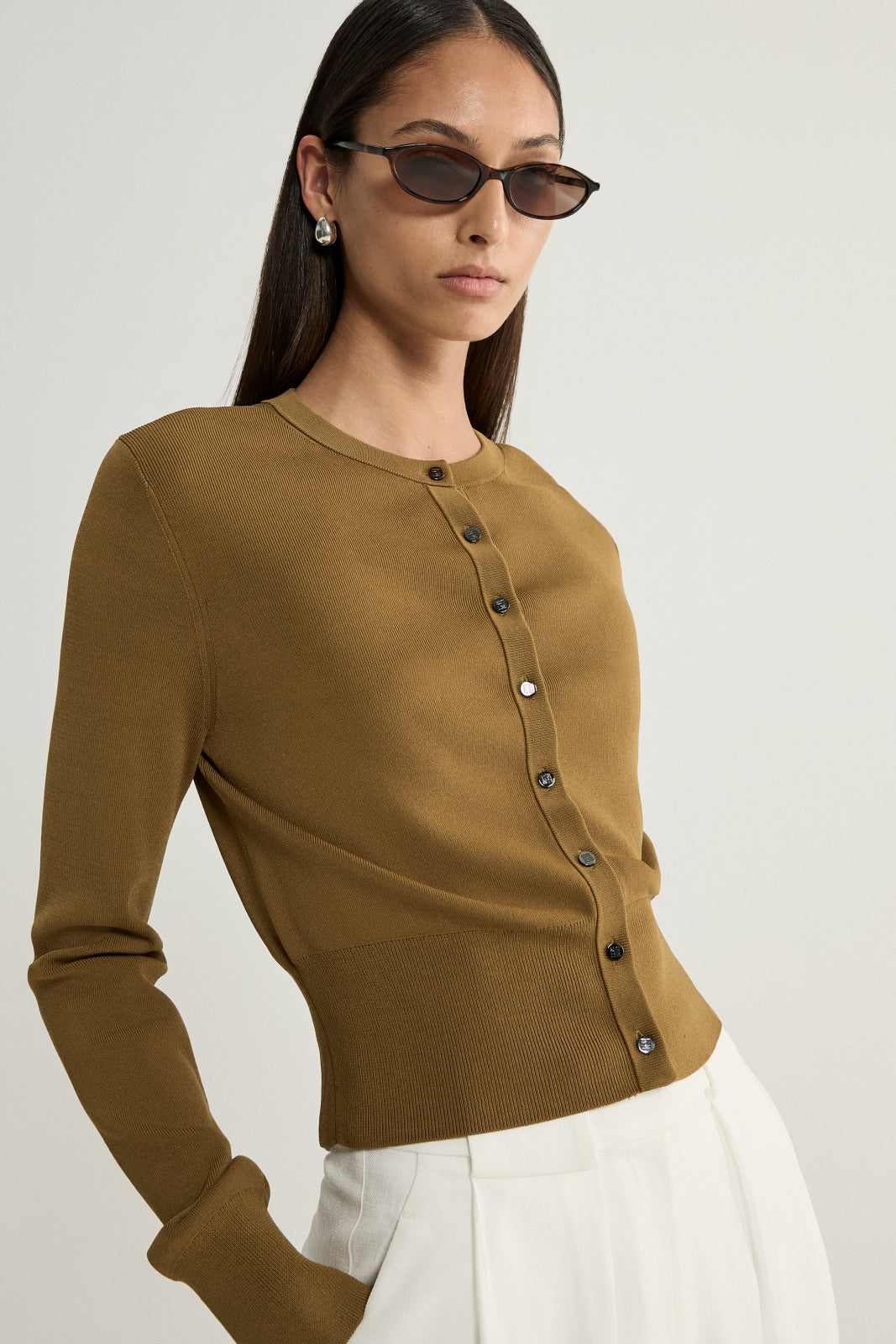Penny Knit Cardigan Moss