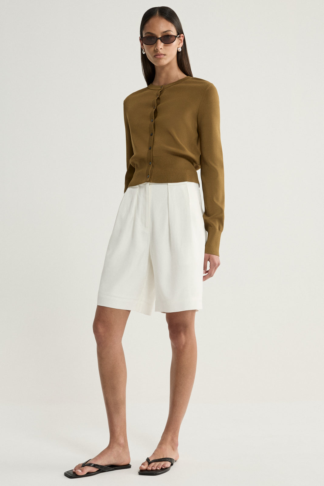 Penny Knit Cardigan Moss