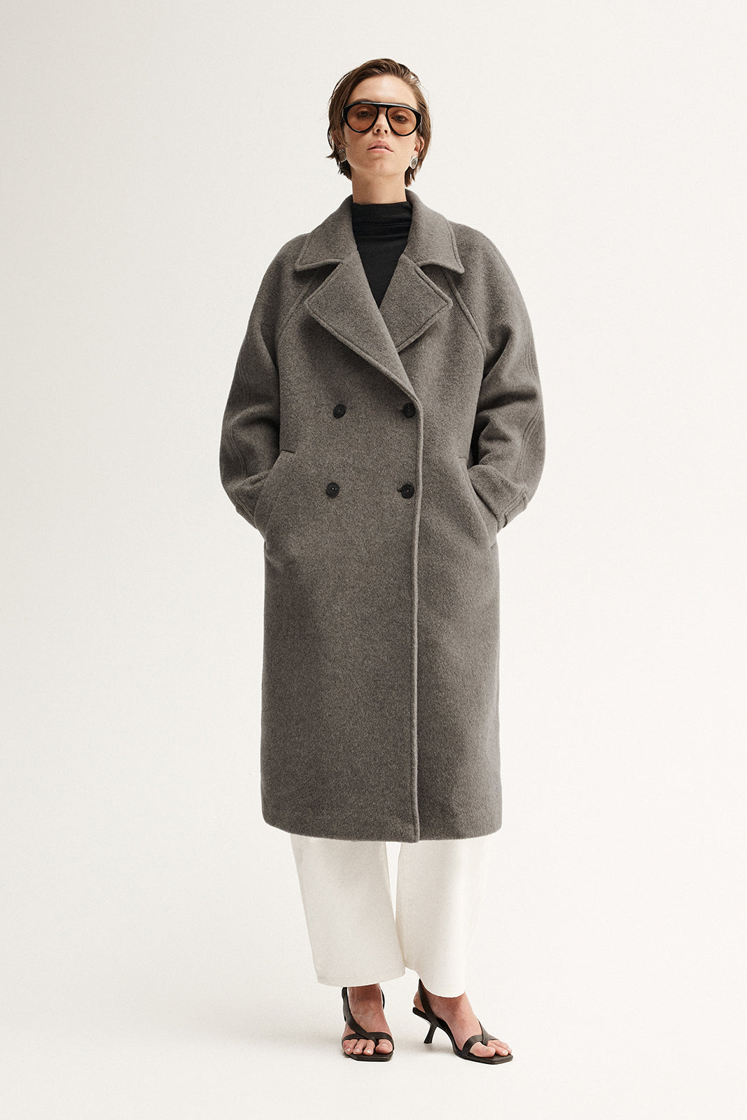 Montana Coat Warm Grey