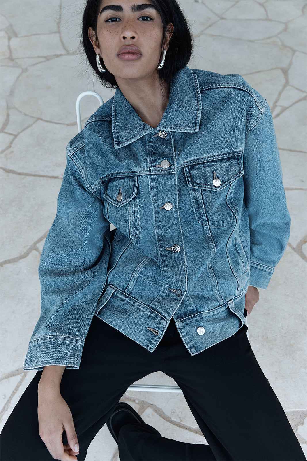Kennedy Denim Jacket Trinity Blue