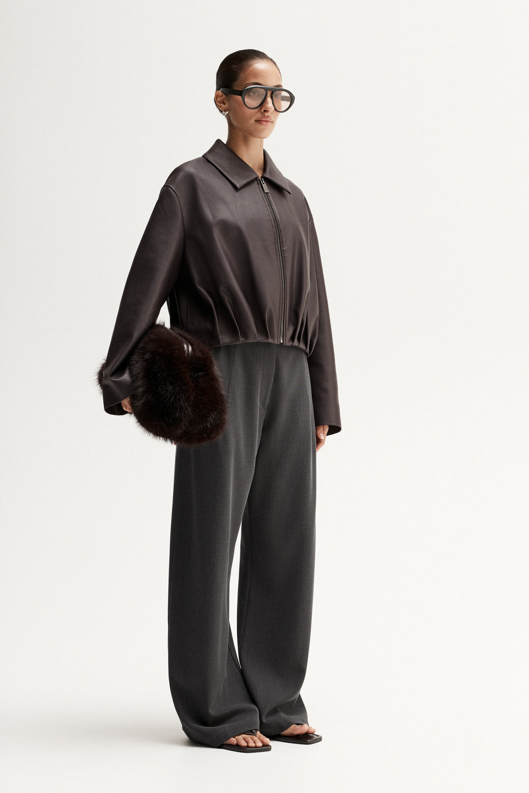 Women's Rae Jacket in Deep Shiraz - Elka Collective