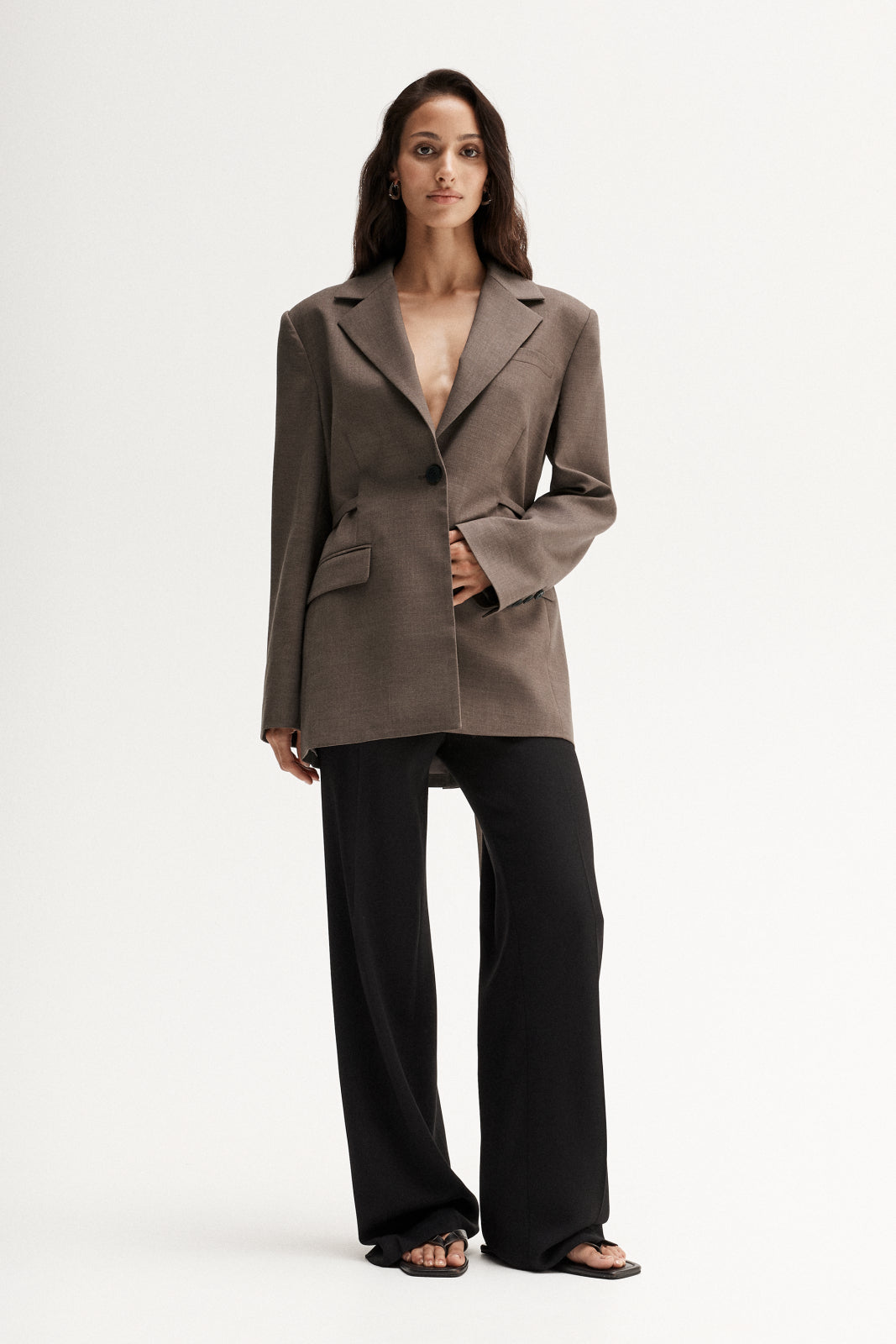 Wesley Blazer Chocolate