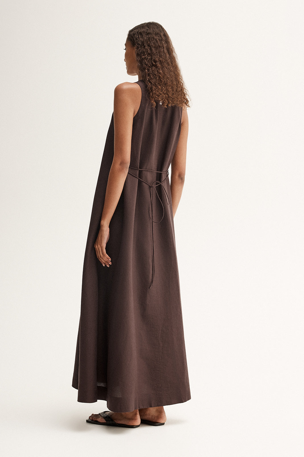 Mallory Maxi Dress Chocolate