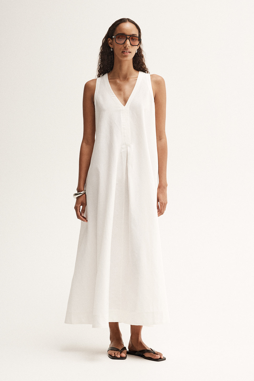 Mallory Maxi Dress White