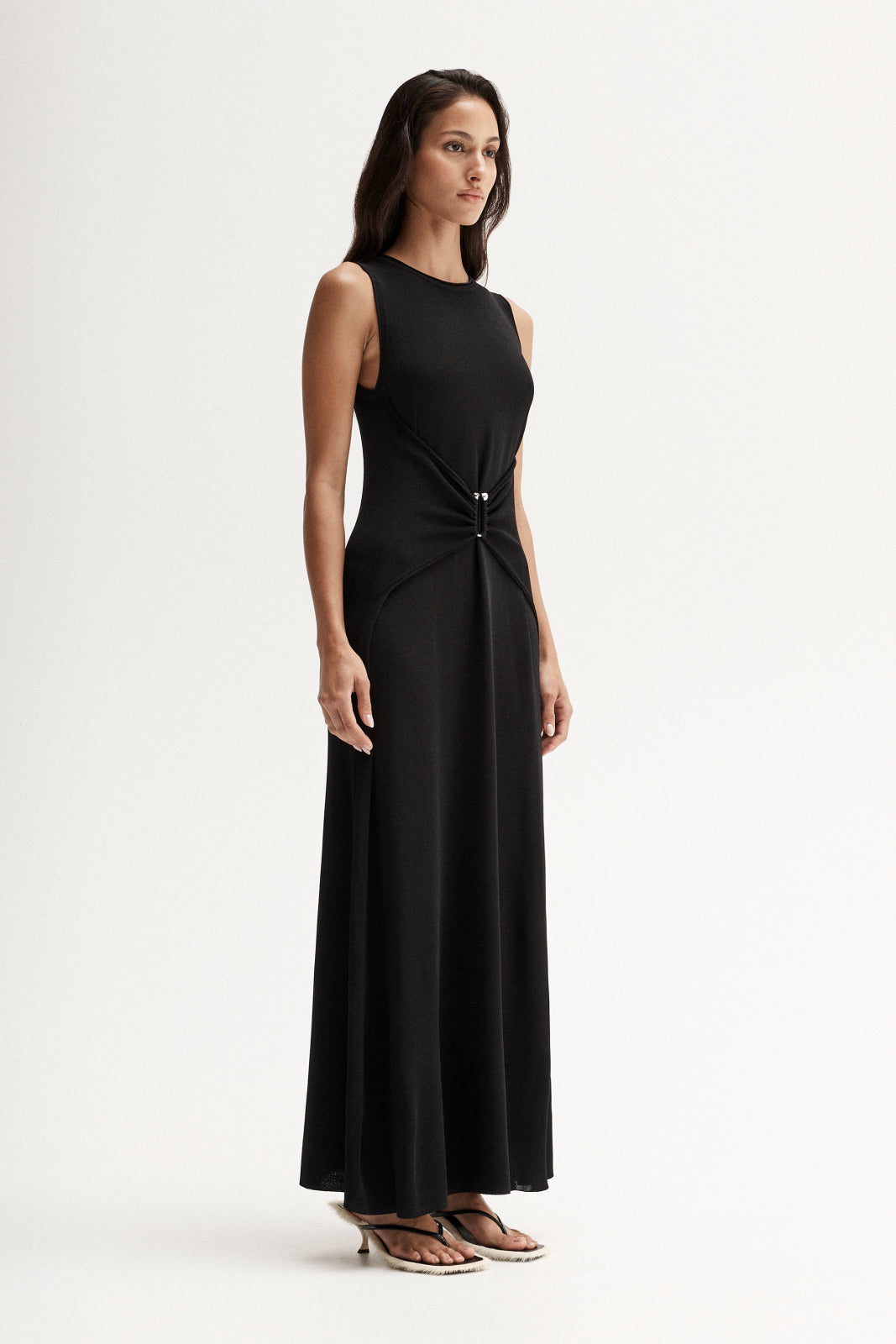 Roya Knit Dress Black