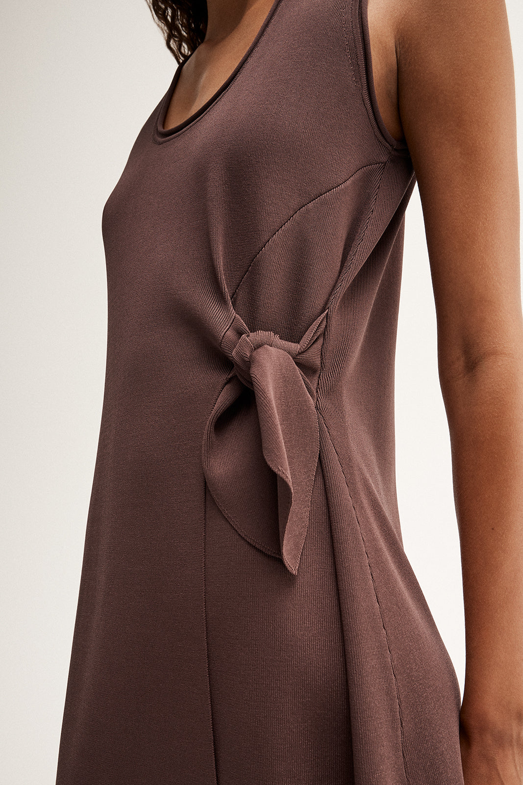 Jovie Knit Mini Dress Mocha
