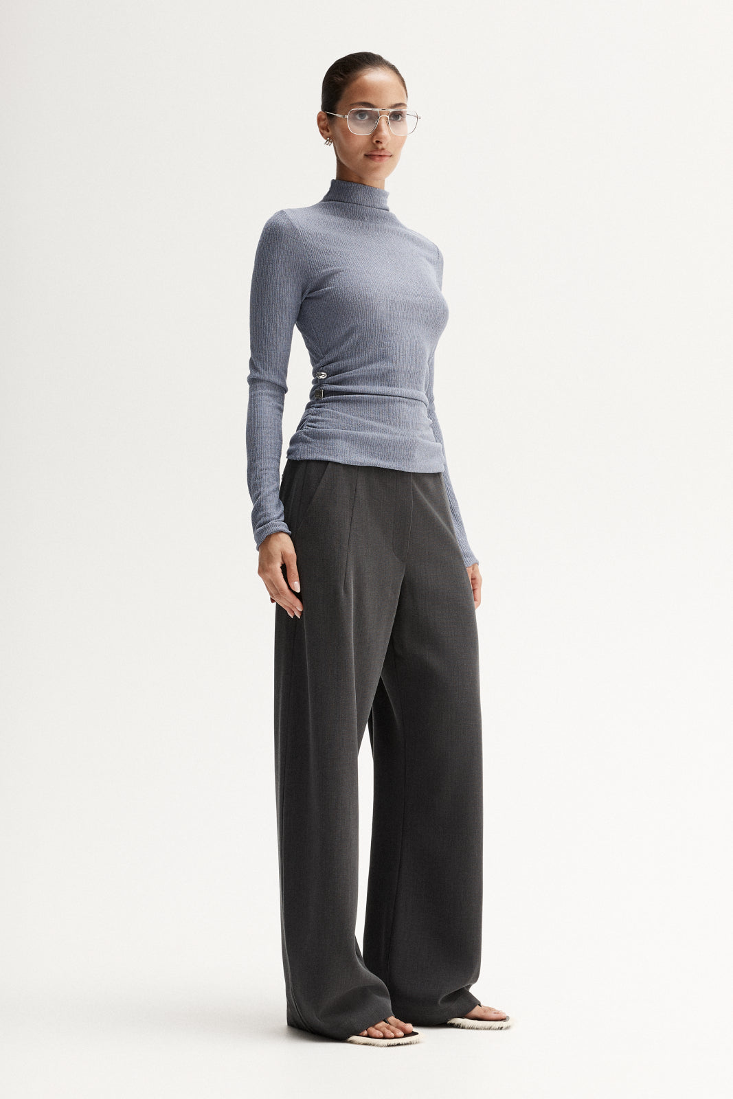 Enid Top Dusty Blue