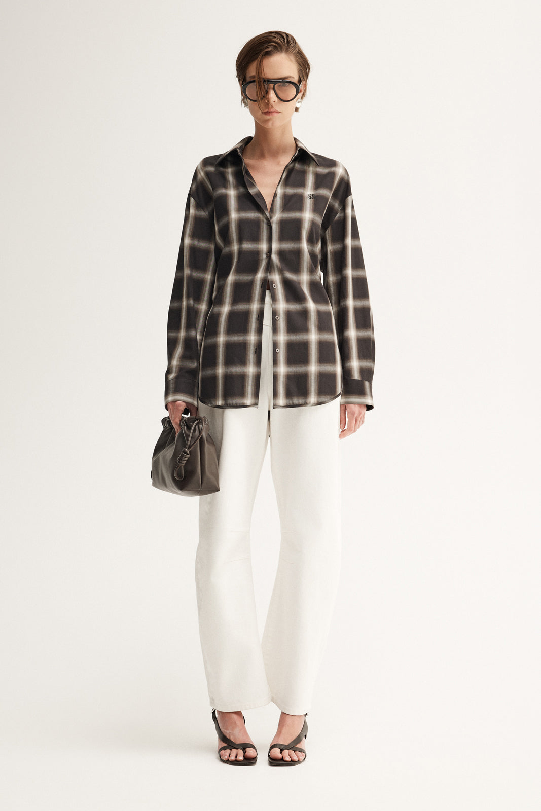 Esme Shirt Brown Check