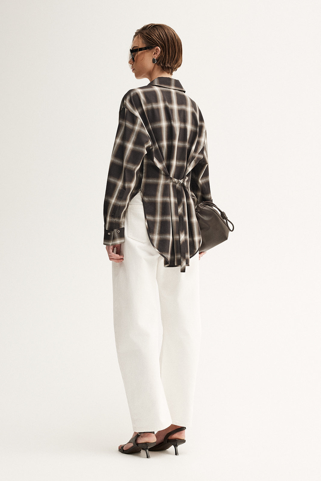 Esme Shirt Brown Check