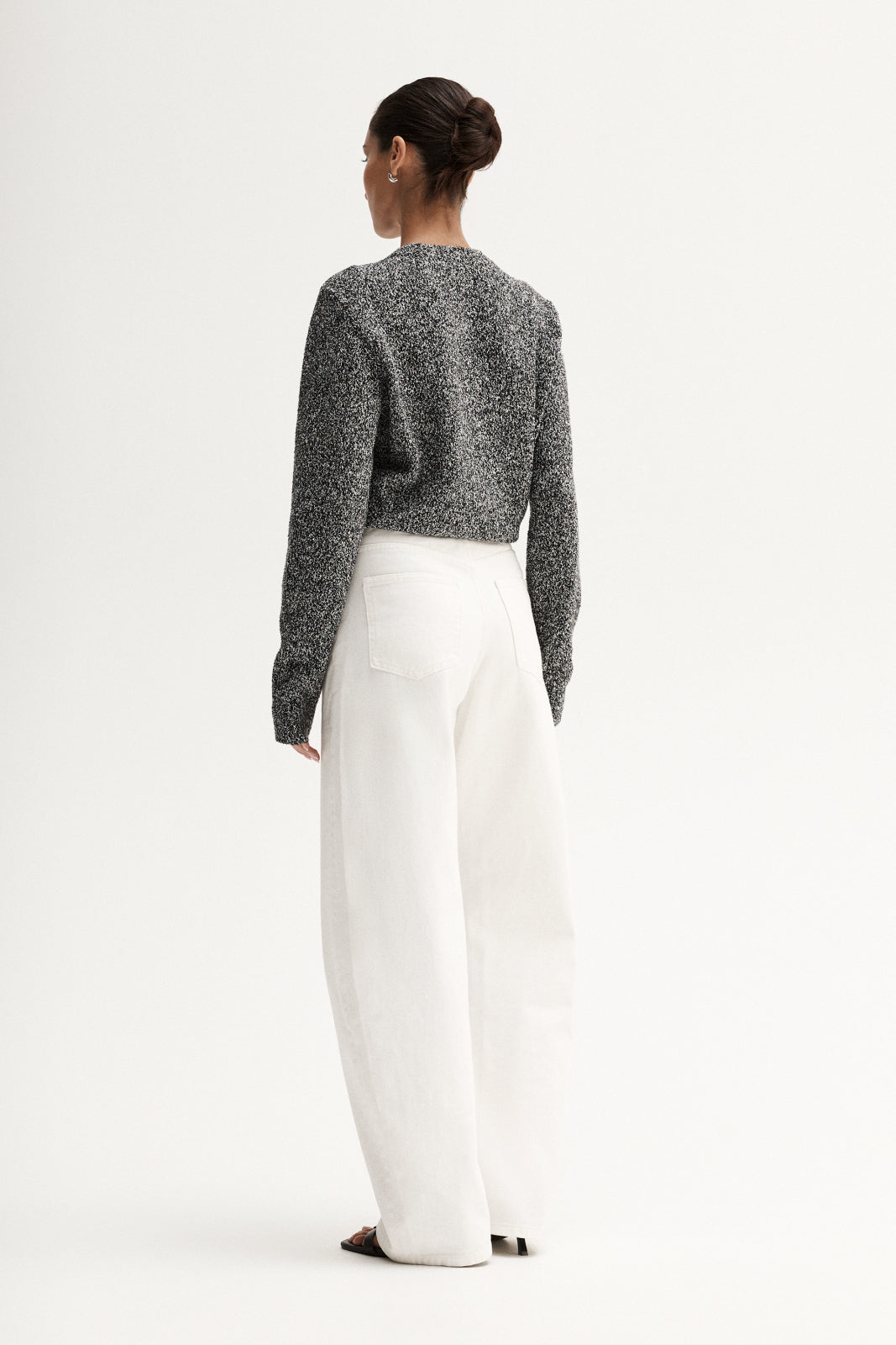 Marnie Knit Cardigan Black Mix