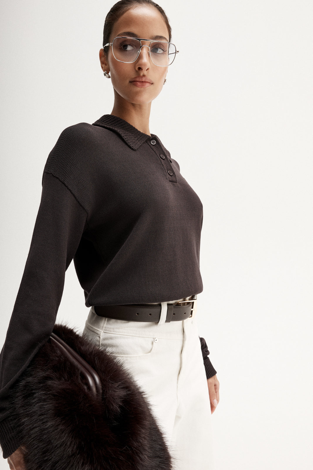 Osborne Knit Top Chocolate
