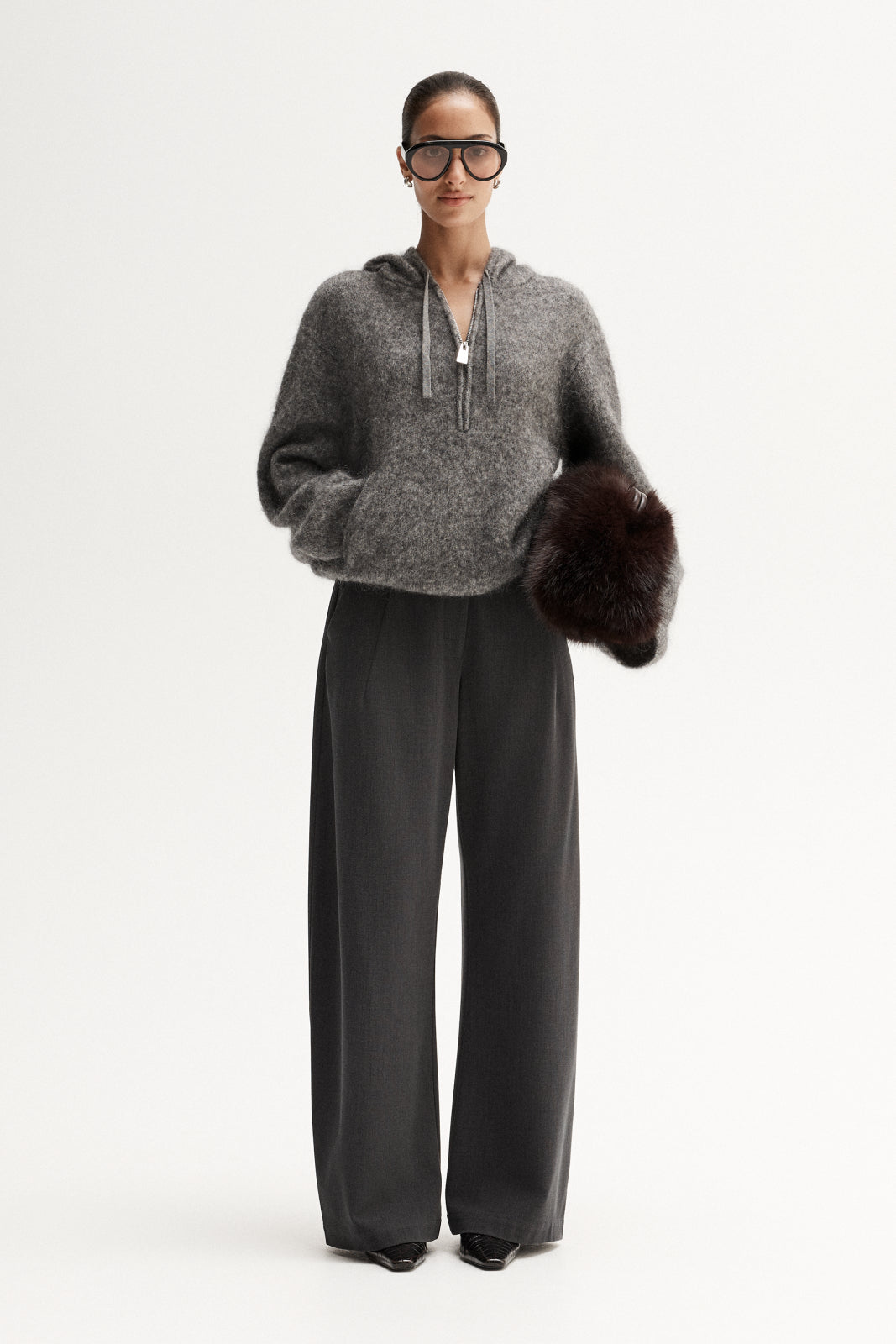 Madden Knit Jumper Greymarle