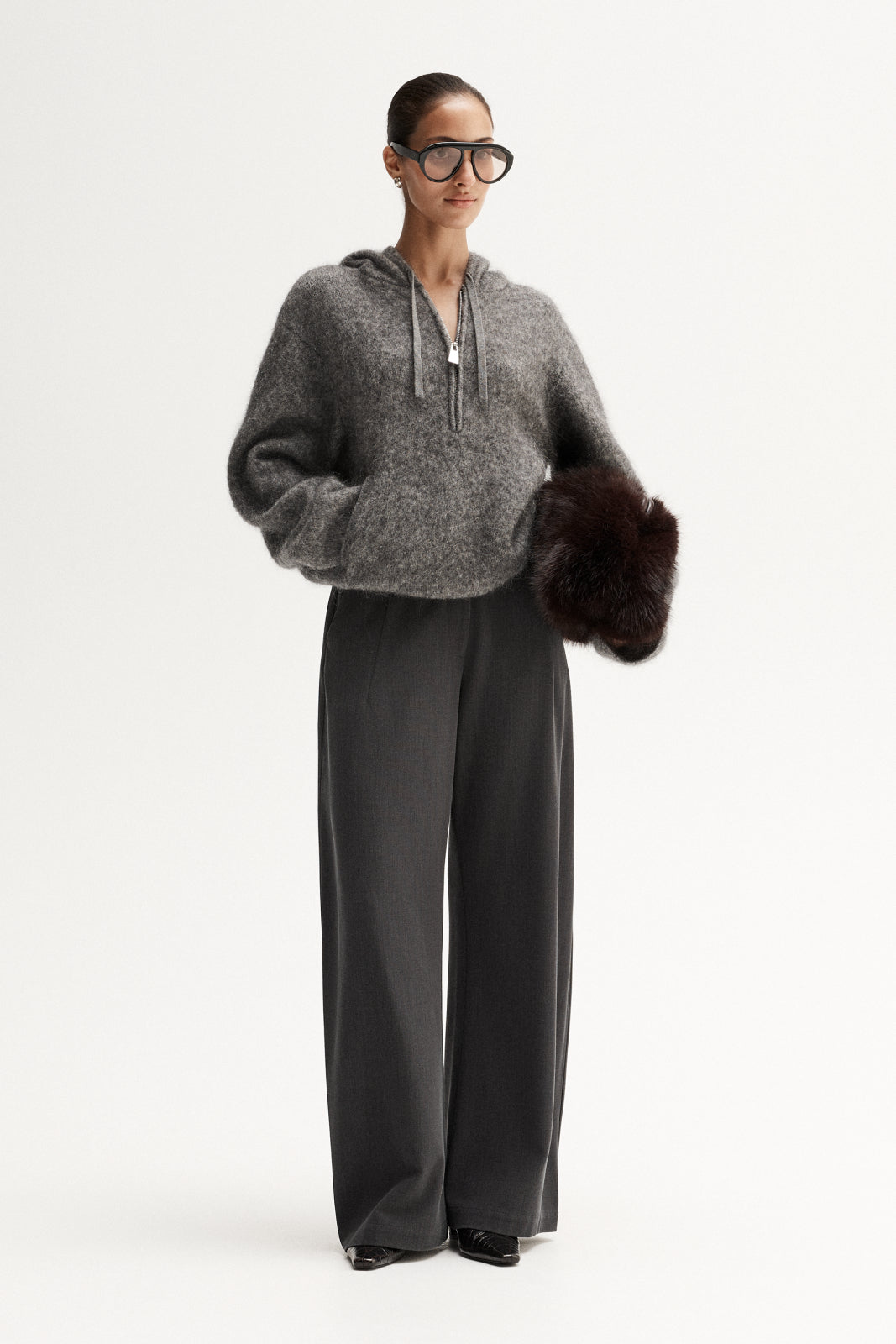 Madden Knit Jumper Greymarle