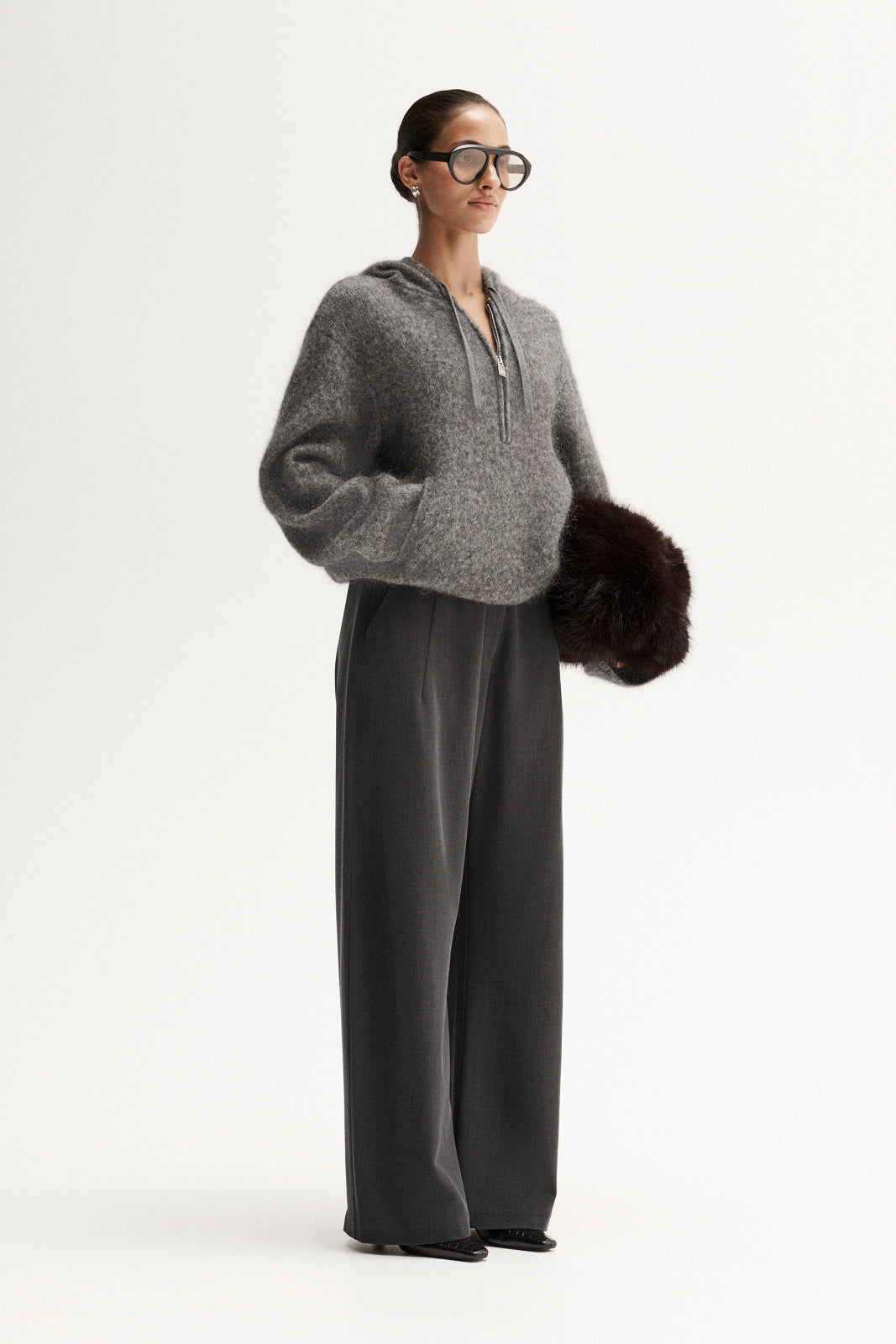 Madden Knit Jumper Greymarle