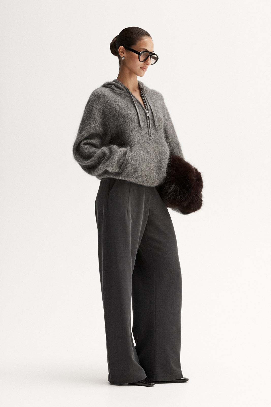 Madden Knit Jumper Greymarle