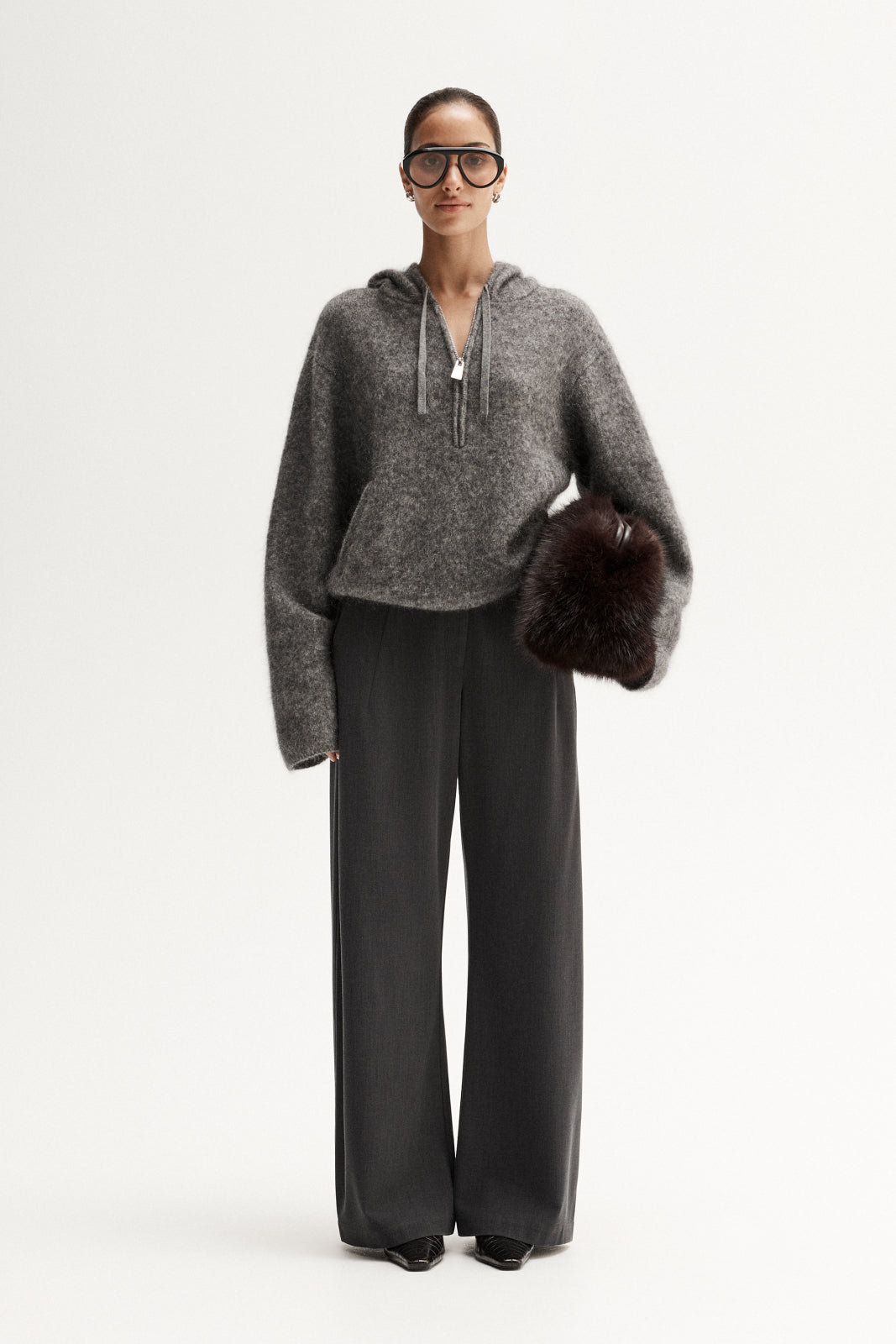 Madden Knit Jumper Greymarle