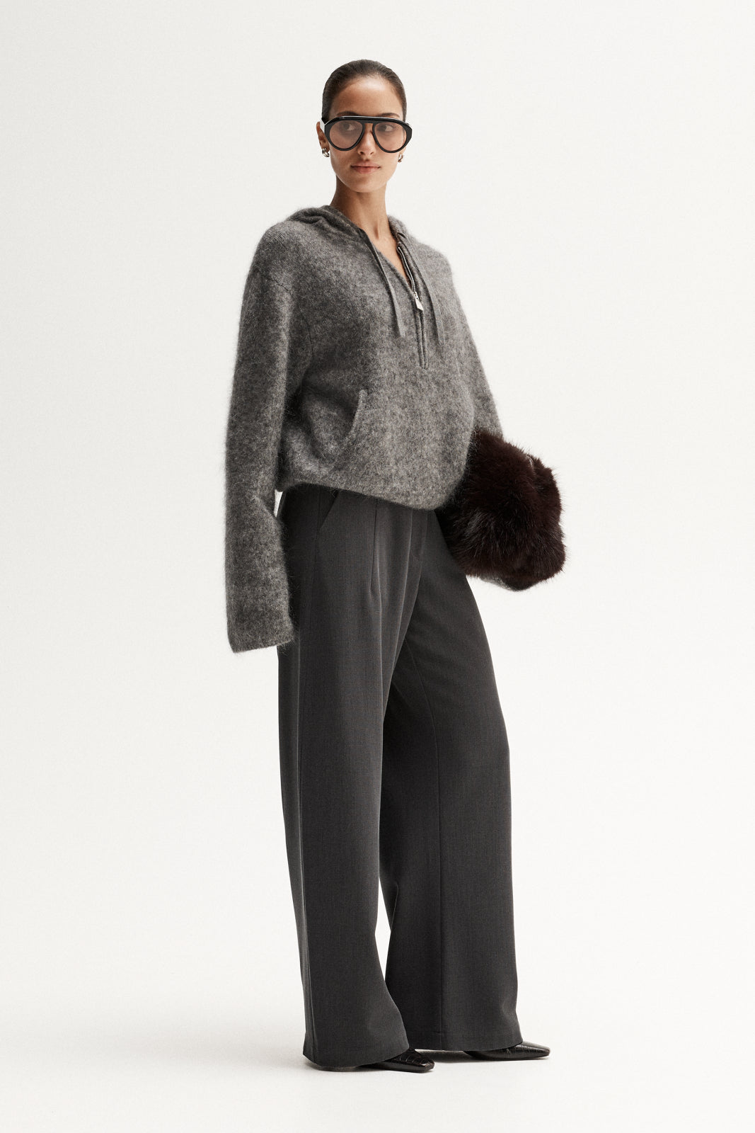 Madden Knit Jumper Greymarle