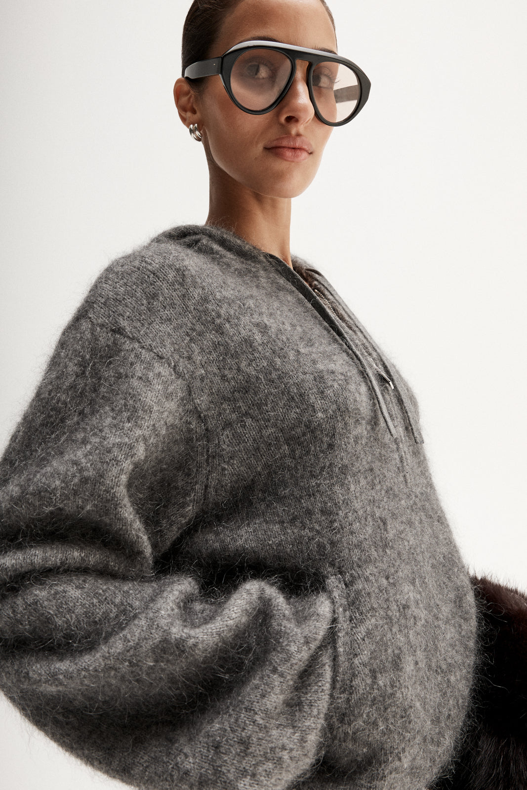 Madden Knit Jumper Greymarle