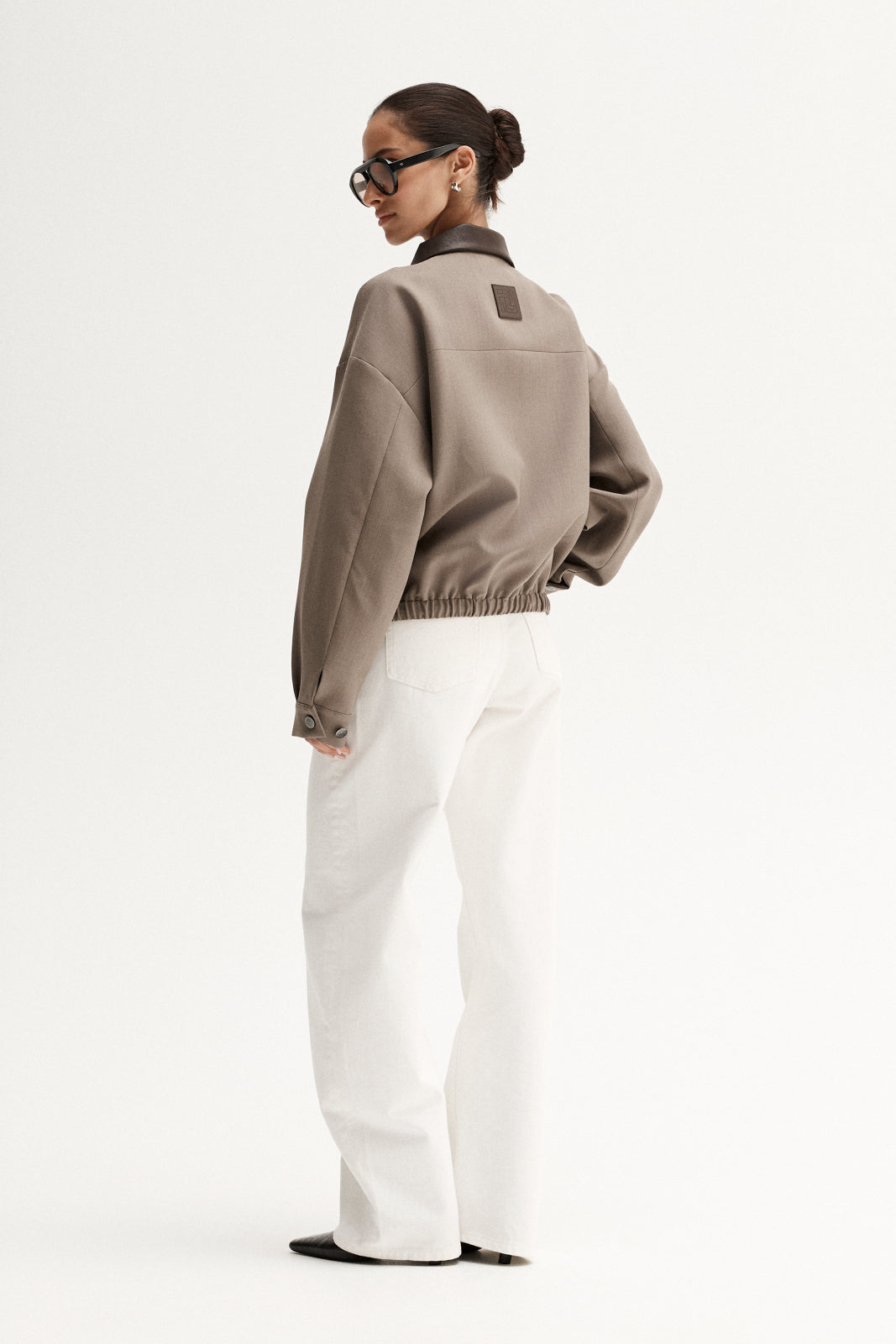 Dora Bomber Jacket Taupe