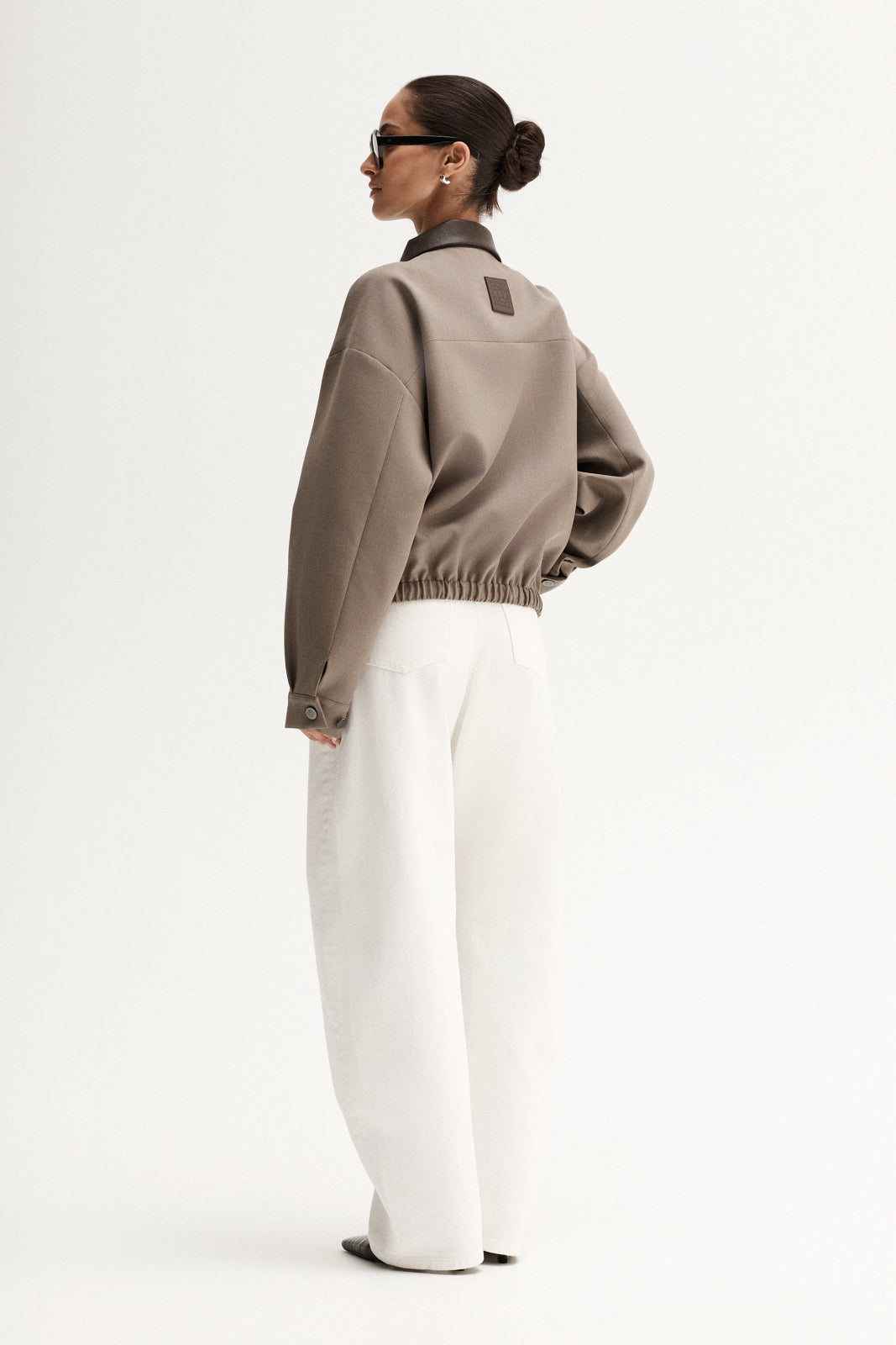 Dora Bomber Jacket Taupe