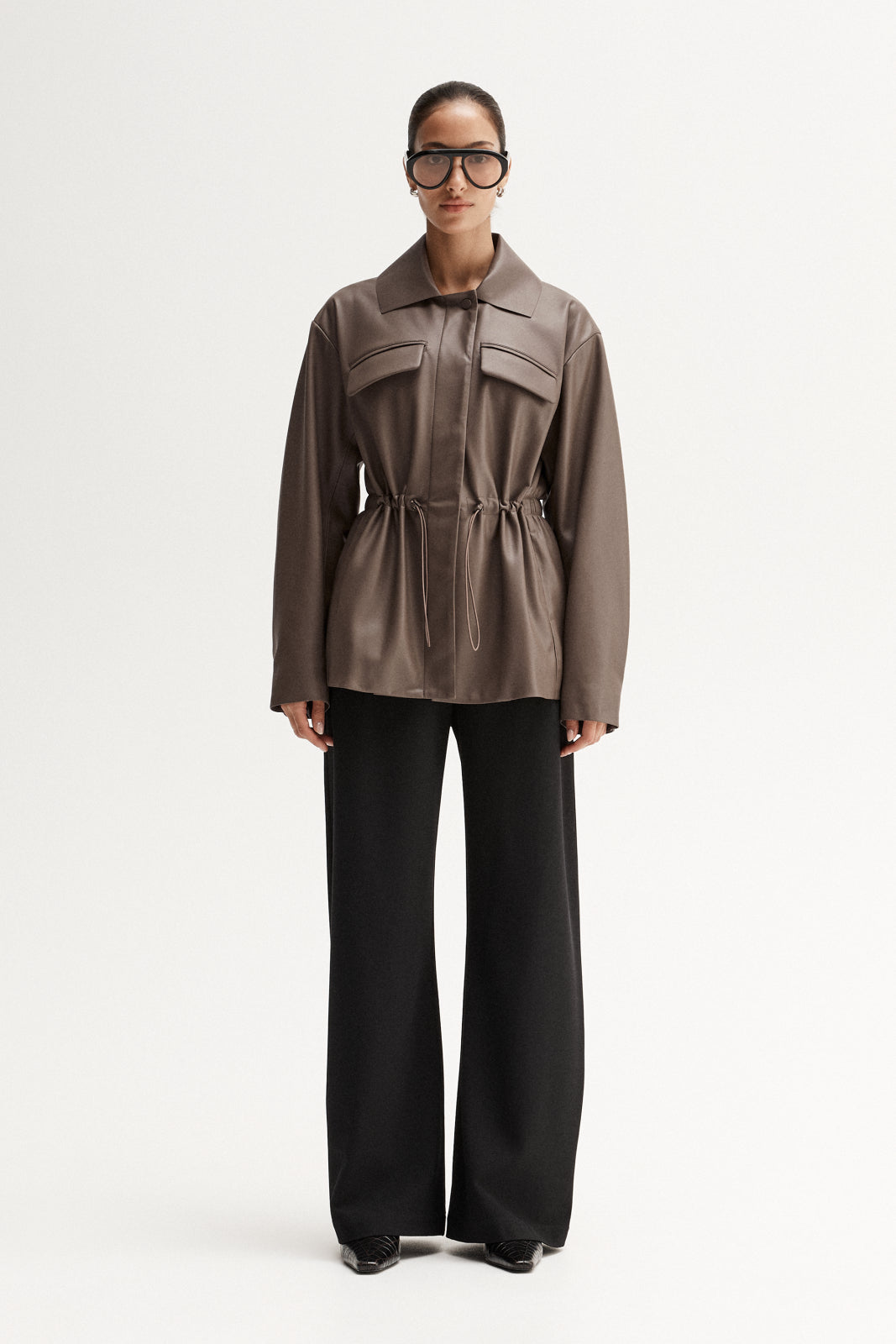 Women's Bennet Jacket in Light Brown - Elka Collective