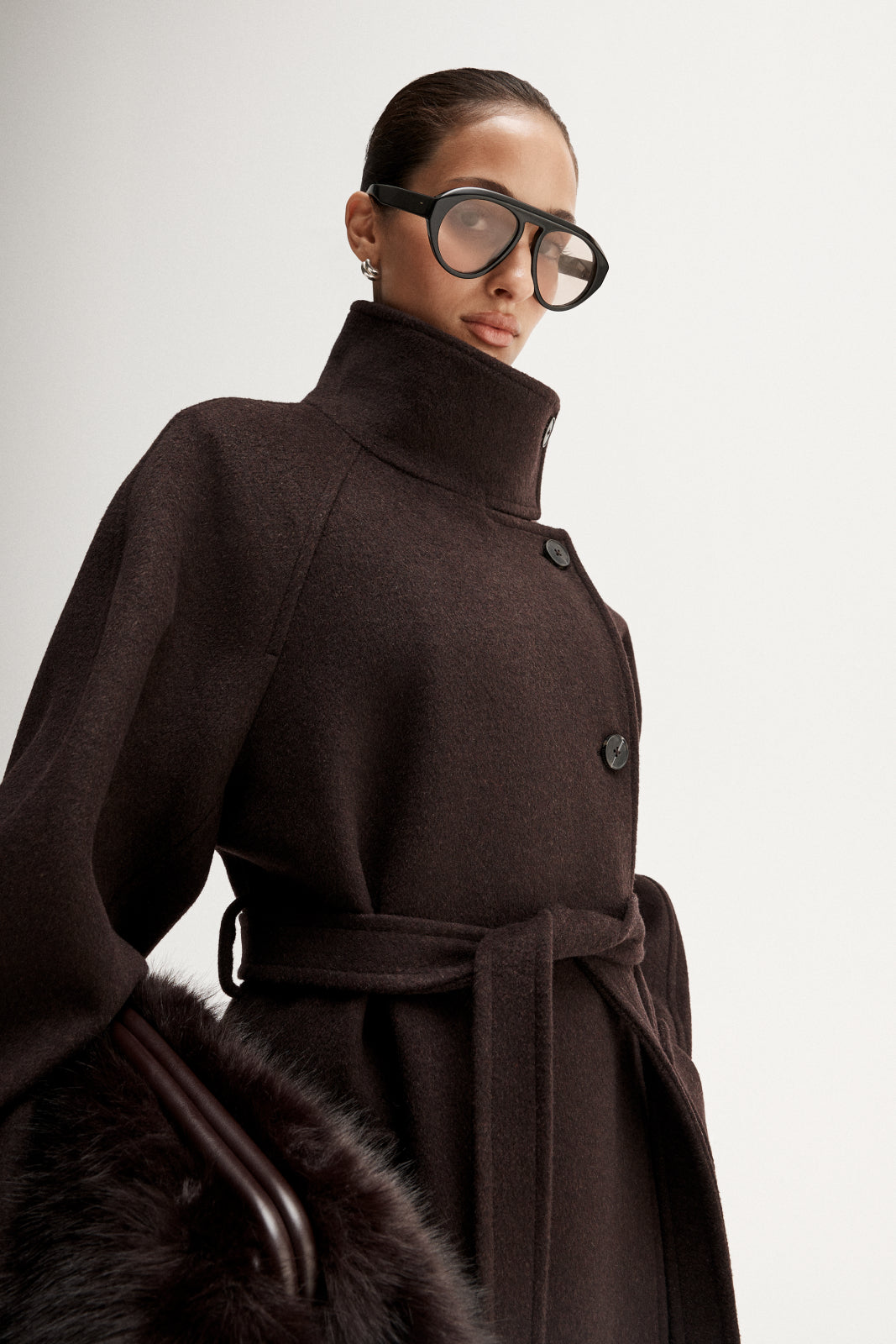Angelica Coat Chocolate